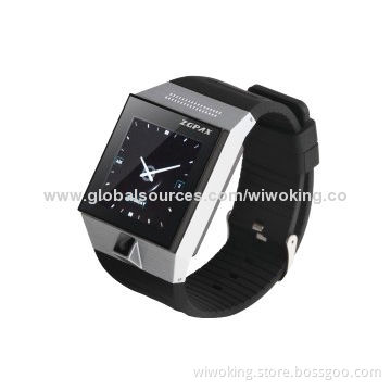 Watch Mobile Phone with Google's Android and Bluetooth Smartphone Design, 850/900/1,800/1,900MHz